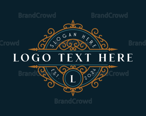 Crest Ornamental Luxury Logo