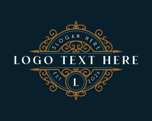 Cafe - Crest Ornamental Luxury logo design