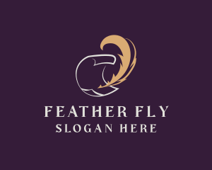 Feather Quill Document logo design