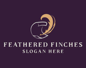 Feather Quill Document logo design