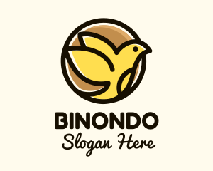 Canary Bird Badge Logo
