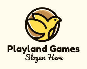 Canary Bird Badge Logo