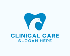 Eagle Dental Clinic logo design