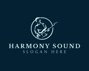 Band - Music Band Guitarist logo design