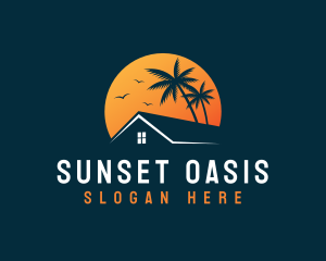 Beach House Roofing logo design