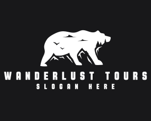 Mountain Bear Travel logo design