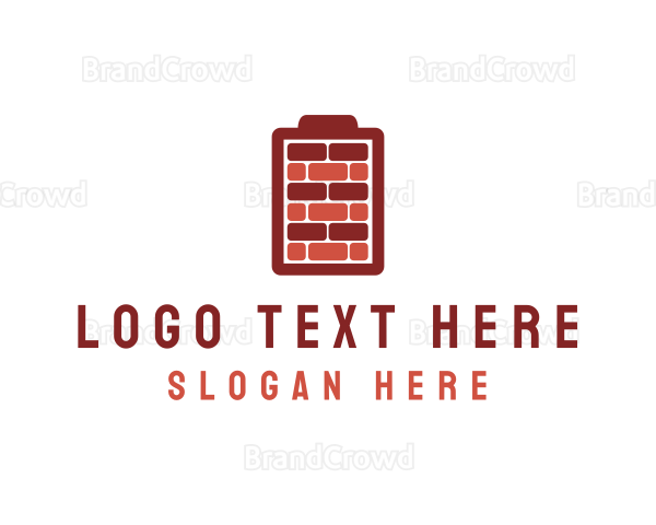 Charging Brick Wall Logo