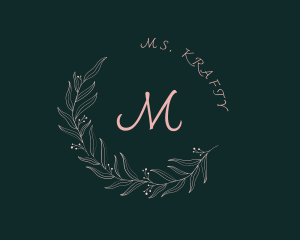 Resturant - Beauty Floral Wreath logo design