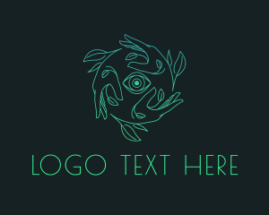 Visual - Fortune Teller Hands logo design