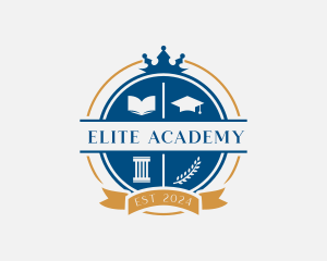 Police Cap - University Academy Education logo design
