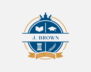 University Academy Education logo design