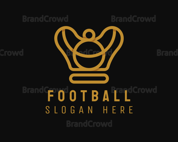 Elegant Gold Crown Logo