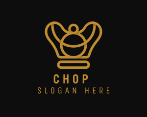 Elegant Gold Crown Logo