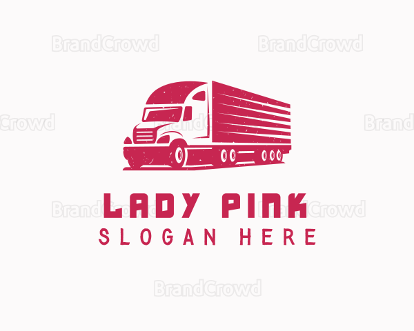 Cargo Shipment Trucking Logo