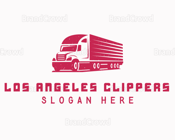 Cargo Shipment Trucking Logo