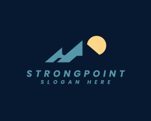 Adventurer - Minimalist Mountain Tourism logo design