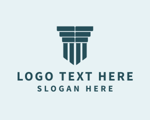 Financial - Finance Builder Column logo design