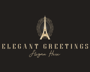 Elegant Paris Architecture logo design