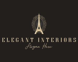 Elegant Paris Architecture logo design