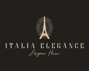 Elegant Paris Architecture logo design