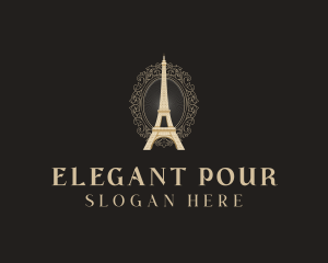 Elegant Paris Architecture logo design