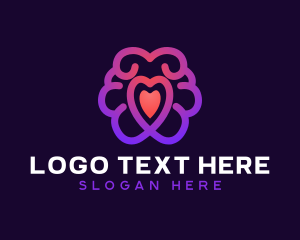 Awareness - Heart Brain Wellness logo design