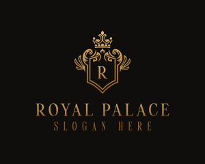 Royal Shield Crown logo design