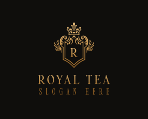 Royal Shield Crown logo design