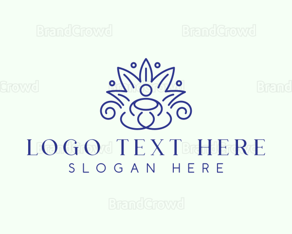 Yoga Spa Wellness Logo