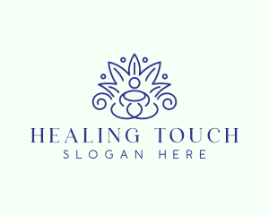 Yoga Spa Wellness logo design