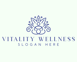 Yoga Spa Wellness logo design