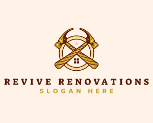 Renovation - Hammer Builder Renovation logo design