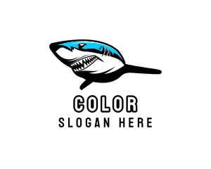 Fisherman - Predator Killer Shark logo design