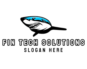 Predator Killer Shark logo design