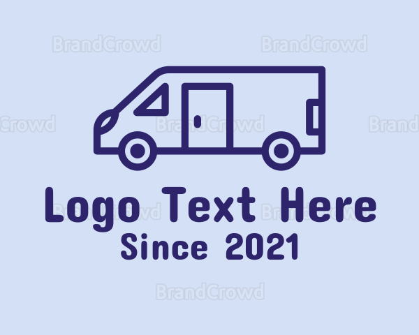 Travel Trailer Van Logo