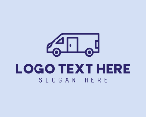 Transportation - Travel Trailer Van logo design