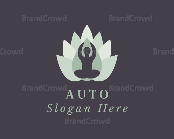 Yoga Lotus Petals Logo