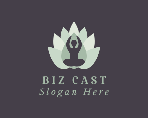 Yoga Lotus Petals Logo