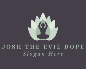 Yoga Lotus Petals Logo