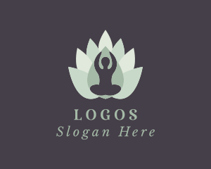 Yoga Lotus Petals Logo