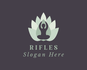 Yoga Lotus Petals Logo