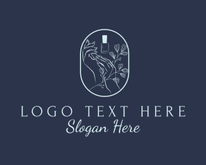 Leaf - Hand Nail Polish logo design