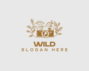 Photography - Camera Photography Plants logo design