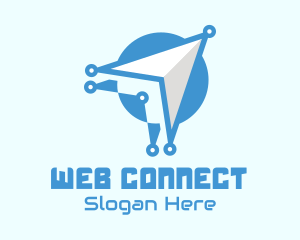 Internet Tech Cursor logo design
