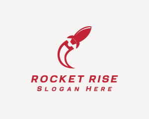 Launch - Red Rocket Ticket logo design