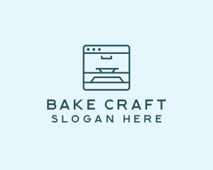 Minimalist Oven Baker logo design