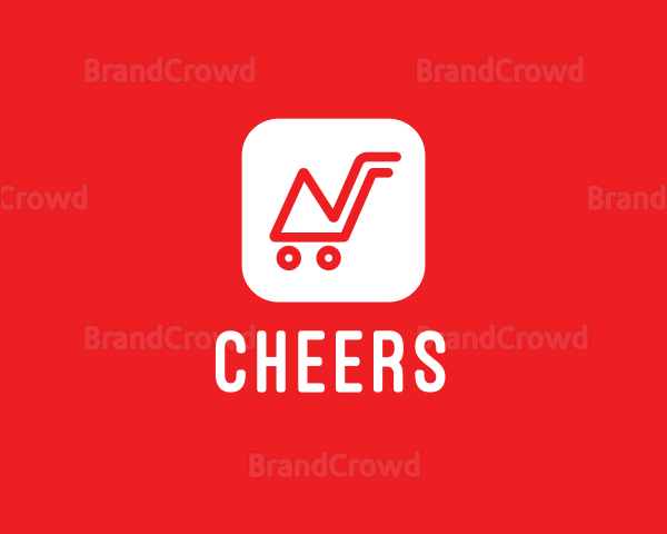 Shopping Mobile App Logo