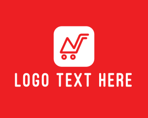 Commerce - Shopping Mobile App logo design