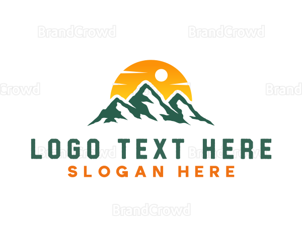 Mountain Adventure Traveler Logo