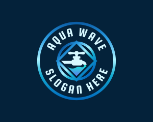 Pure Liquid Faucet logo design